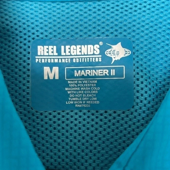 REEL LEGENDS : performance outfitters mariner II long sleeve shirt - Picture 3 of 6